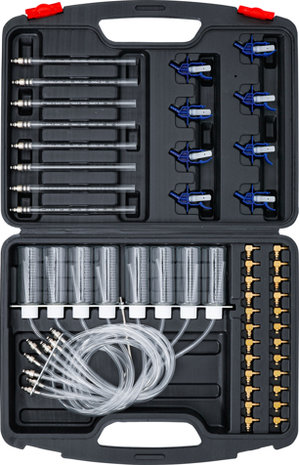 Commonrail tester met 32 adapters