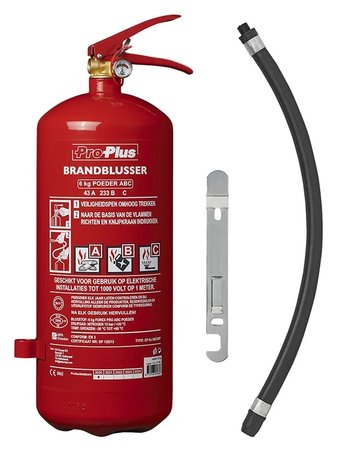 Brandblusser 6kg ABC poeder NL + manometer