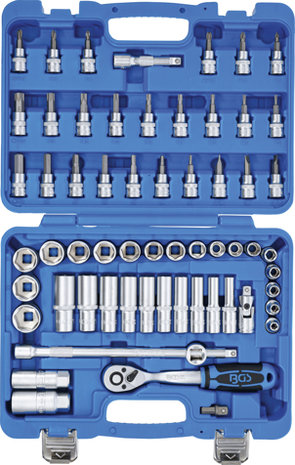 Bgs Technic Dopsleutelset 3/8, 6kant 61-delige