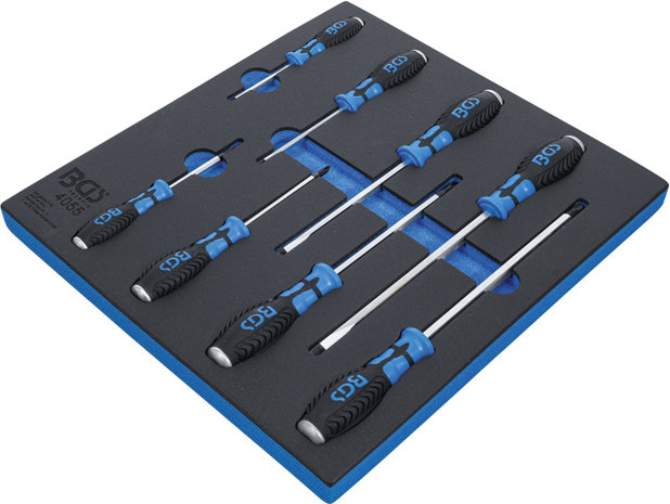Bgs Technic Gereedschapsbak 2/3: Kruis- en sleufschroevendraaiers 8 delig