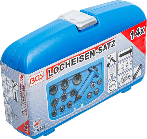 Bgs Technic Holpijpen set, 5-35 mm, 14 delig