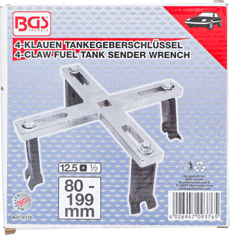 Bgs Technic Brandstoftank Zenderleutel, 80 - 199 mm