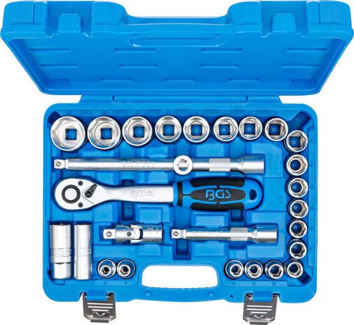 Bgs Technic Dopsleutelset 12,5 mm (1/2) 8 - 32 mm 27-delig