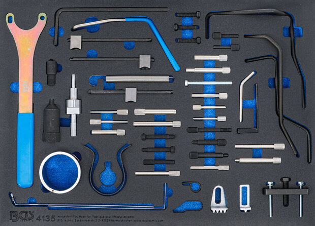 Bgs Technic Gereedschapsblad 3/3: Gereedschapset motortiming voor Fiat, Ford, Citroen, Peugeot