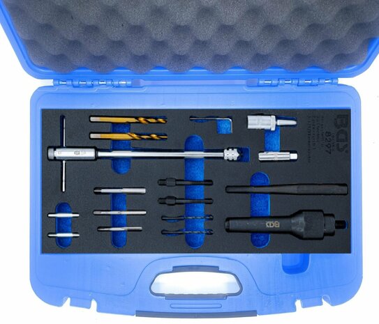 Bougie demontage- en schroefdraadreparatieset M8, M10 17-dlg