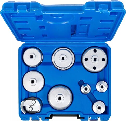 Bgs Technic Oliefiltersleutelset diameter 27 - 88,8 mm 9-delig