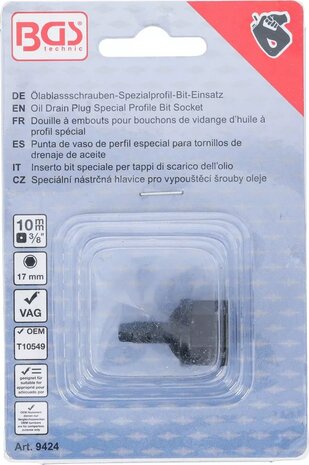 Bgs Technic Olieafvoerstekker voor VAG