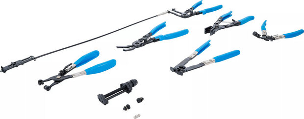 Bgs Technic Slangklemtang ingesteld in gereedschapsbak