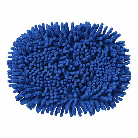 Chenille microvezel hoes voor telescopische wasborstel 150650V01/150652V01 blauw