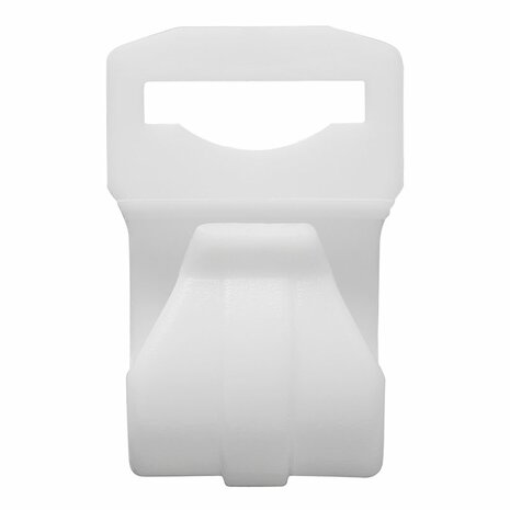Tentclip voor tentstok 20-25mm met sleuf wit