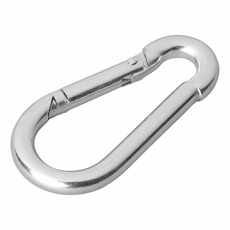 Karabijnhaak metaal 5x50mm x10 stuks
