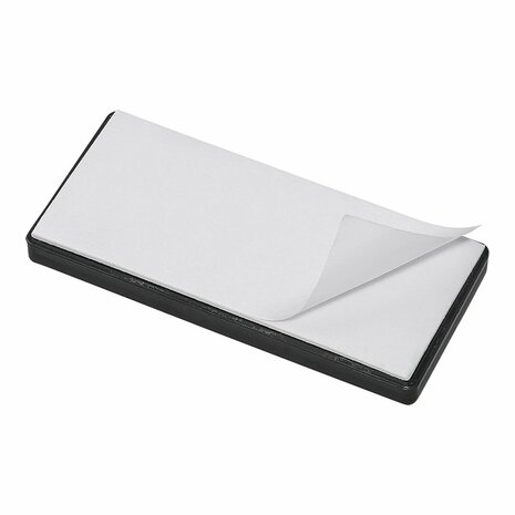 Reflector oranje 85x39mm zelfklevend met grondplaat