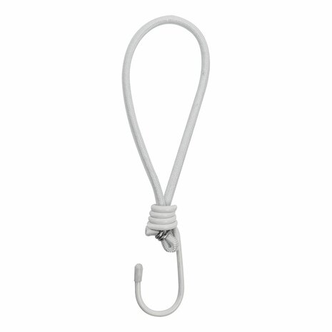 Tentspanner elastisch wit met haak
