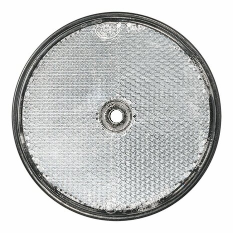 Reflector wit 80mm schroefbevestiging