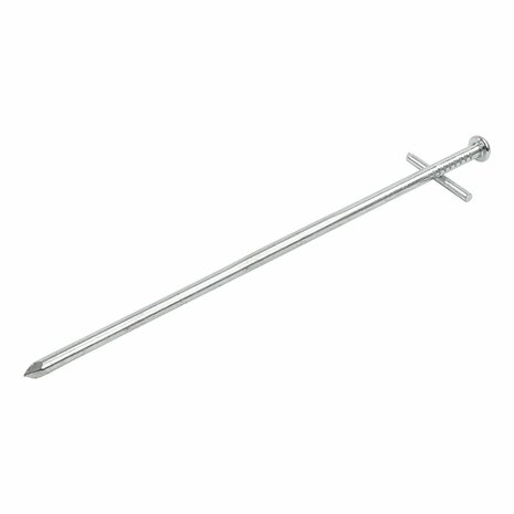 Rotspen 23cm metaal met aangelaste dwarspen