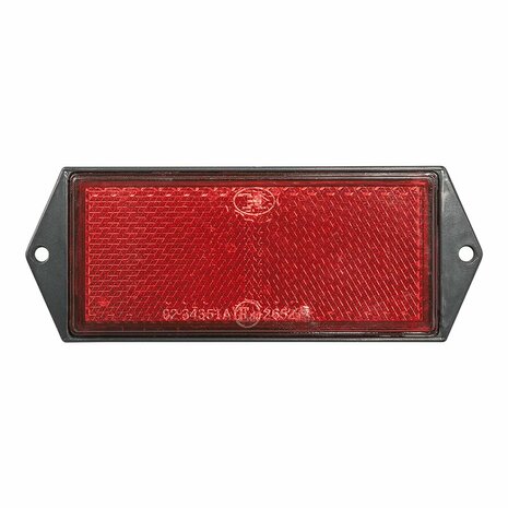 Reflector rood 104x40mm schroefbevestiging