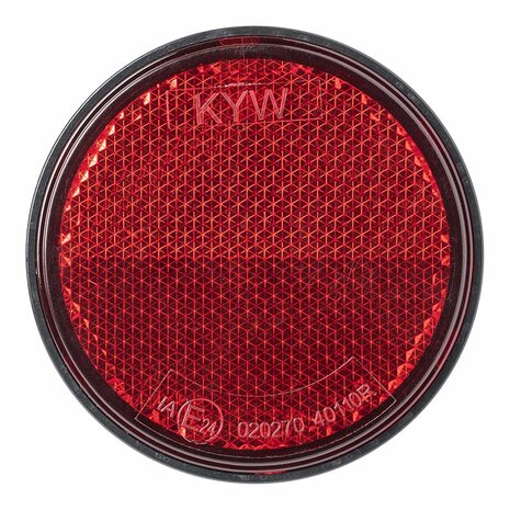 Reflector rood 60mm met bout 5mm