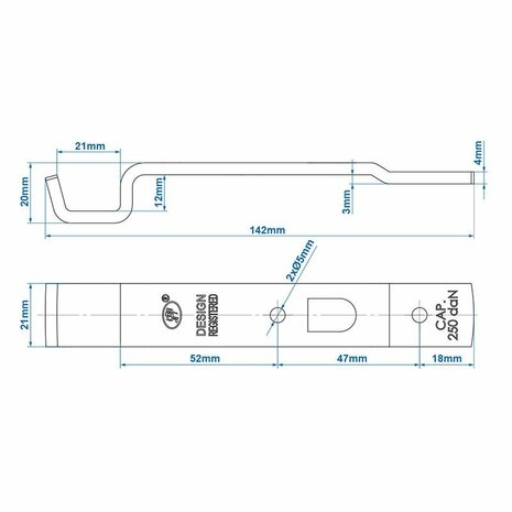 Tegenstuk voor spansluiting SPP Z-05A