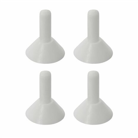 Regenkapje voor tentstok 4 stuks in blister