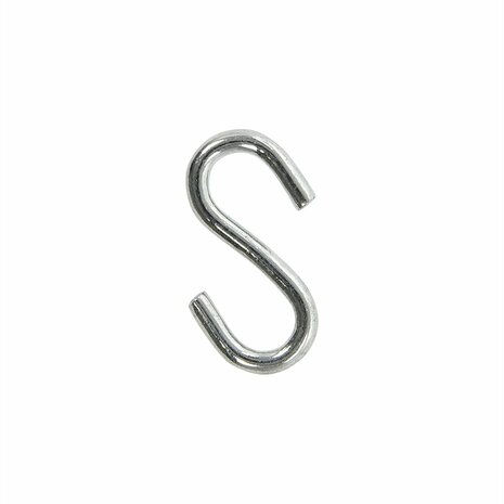 S-haak  dia 3mm 2,9x1,3cm 6 stuks in blister