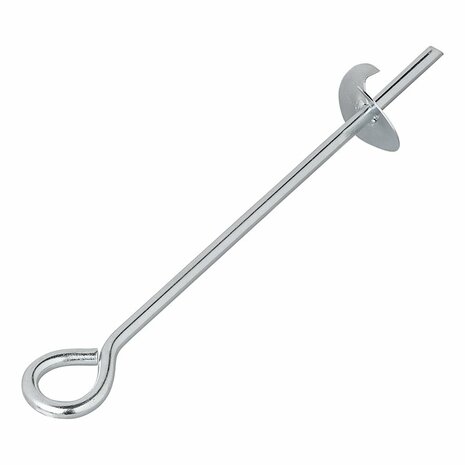 Schoepharing 39 cm gegalvaniseerd staal met oog