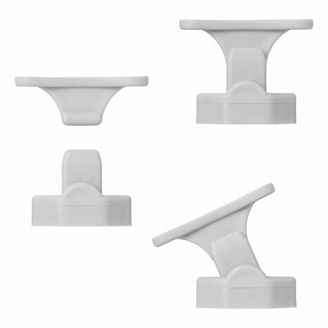 Deurvanger grijs scharnierend voor caravan/camper