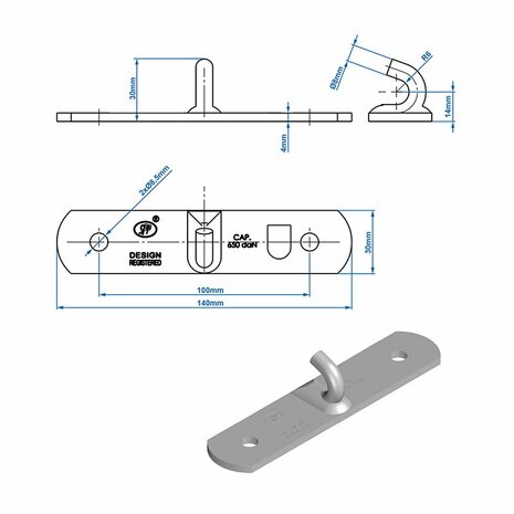 Tegenstuk voor spansluiting SPP Z-03