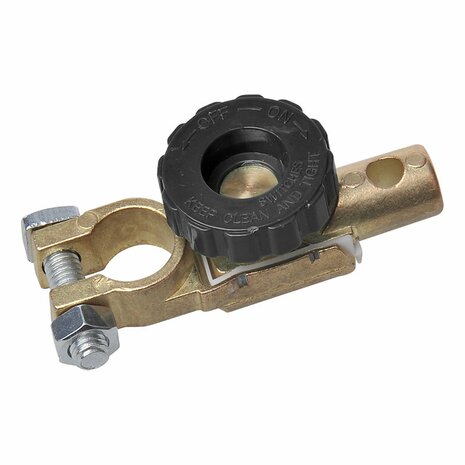 Accupoolklem (-) 17,5mm met stroomonderbreker