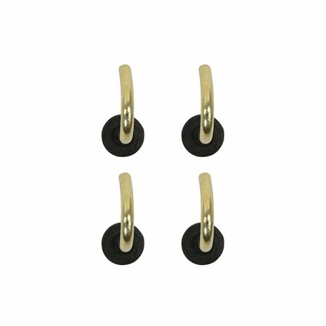 Tentdop 19mm met ronde haak 4 stuks in blister