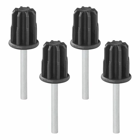 Bovendop 25mm met pin 4 stuks in blister