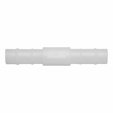 Slangtule recht 8mm 2 stuks in blister
