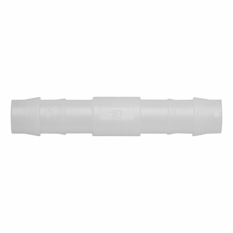 Slangtule recht 10mm 2 stuks in blister
