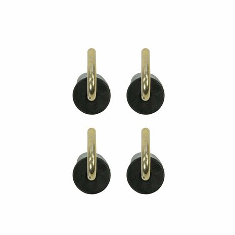 Tentdop 25mm met ronde haak 4 stuks in blister