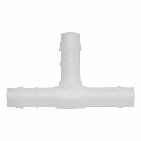 Slangtule T-stuk 10mm 2 stuks in blister