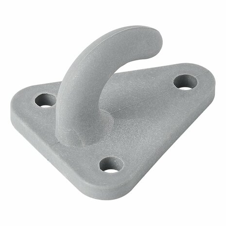 Touwhaak kunststof 45x39mm 10 stuks in blister