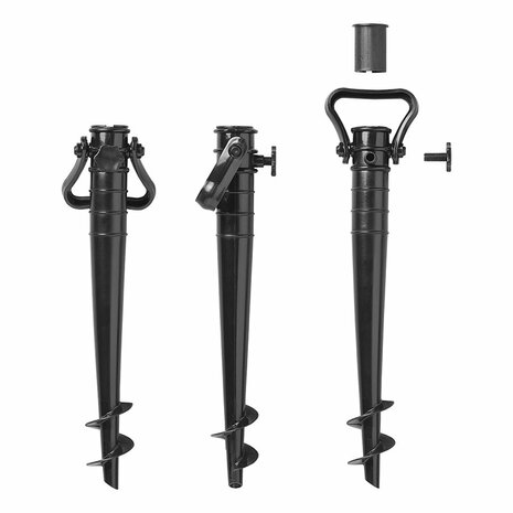 Parasolharing kunststof 38cm  dia 25/36mm