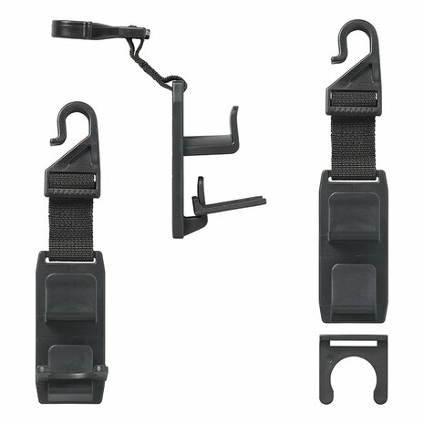 Hoofdsteun hanger heavy duty - set van 2 stuks