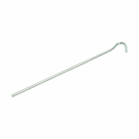 Tentharing 22cm metaal met open oog 10 stuks in polybag