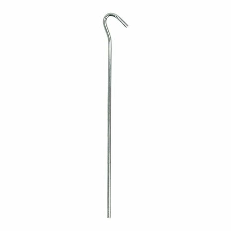 Tentharing 22cm metaal met open oog 10 stuks in polybag