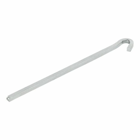 Rotspen 22cm metaal vierkant 6 stuks in polybag