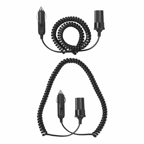 Verlengkabel 3M 12V/24V max. 3Amp.