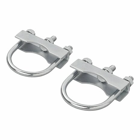 U-beugel rond 60/70mm voor neuswielklem - set van 2 stuks