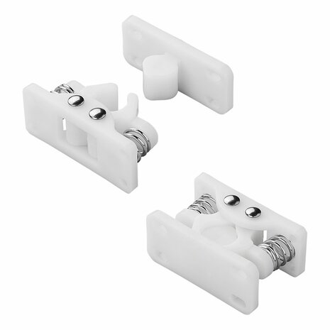 Deurvanger met metalen veren voor caravan/camper