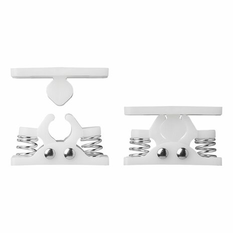 Deurvanger met metalen veren voor caravan/camper
