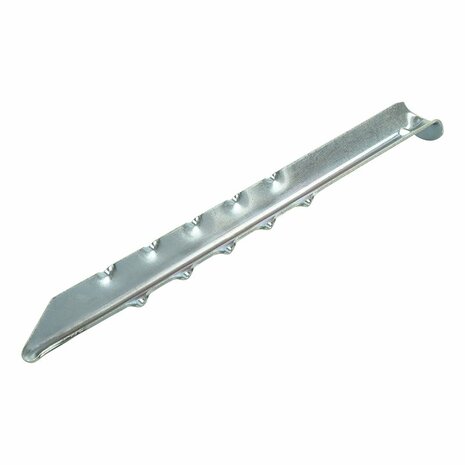 Tentharing 30cm metaal geribbeld 2 stuks in polybag