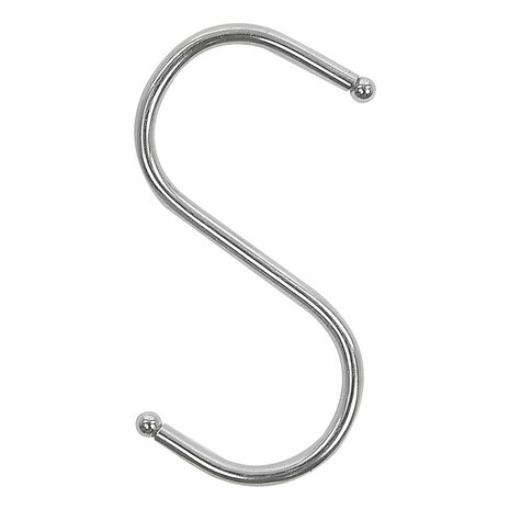 S-haak  dia 4mm 6,5x7,5cm 6 stuks in blister