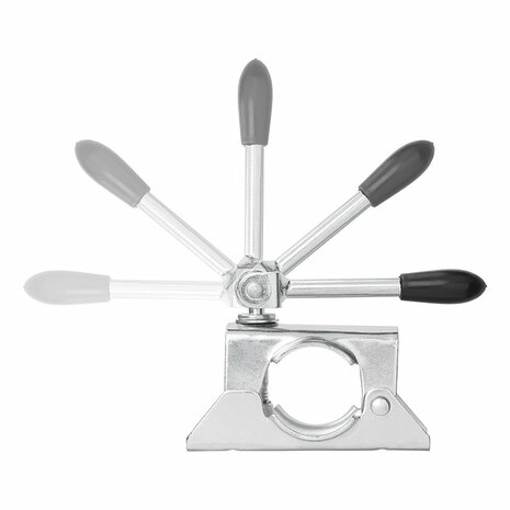 Klem 48mm met kantelbare spindel voor neuswiel
