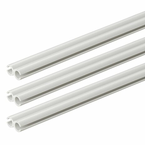 Dubbele tentrail 80 cm - set van 3 stuks