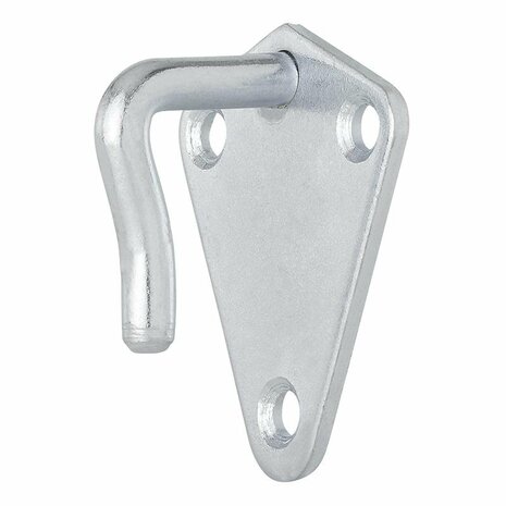 Touwhaak metaal 40x45mm gelast 10 stuks in blister