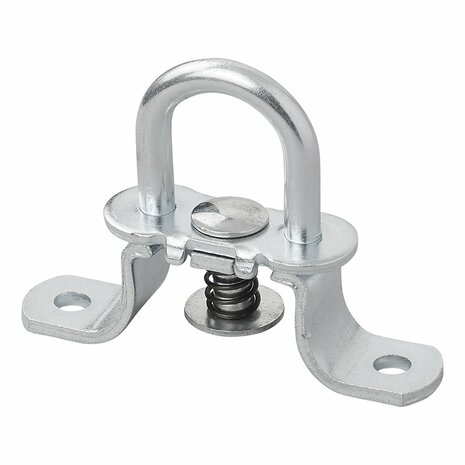 Zeiloog rond met veer 27mm 4 stuks in blister